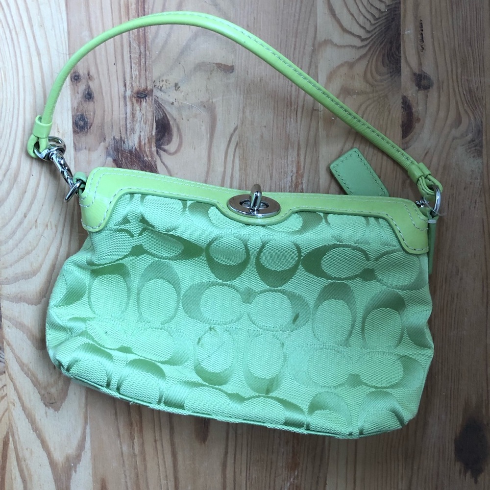 Coach wristlet “mini” purse